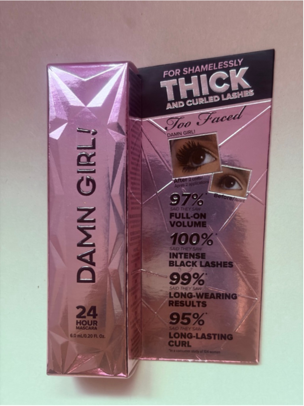 Women's Too Faced Damn Girl! Mascara, Black